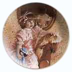 Amy's Magic Horse - artist signed collector plate by Sandra Kuck
