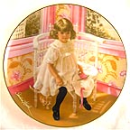 Easter At Grandma's - artist signed collector plate by Sandra Kuck