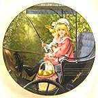 The Surrey Ride - artist signed collector plate by Sandra Kuck