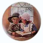 Little Tutor collector plate by Sandra Kuck