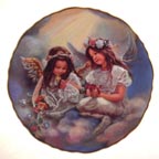 Sharing Beauty collector plate by Sandra Kuck