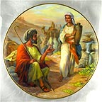 Rebekah at the Well collector plate by Garri Katz
