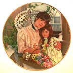 A Cherished Time collector plate by Sandra Kuck