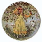 Little Bo Peep collector plate by John McClelland