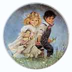 Jack And Jill collector plate by John McClelland