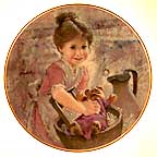 Teddy's Bathtime collector plate by Thornton Utz