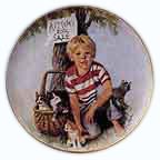 Kittens For Sale collector plate by John McClelland