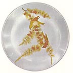 Pine Siskin collector plate by John James Audubon