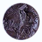 Moses And The Ten Commandments collector plate by Merri Roderick