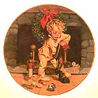 Christmas Morning collector plate by J. C. Leyendecker