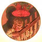 Christmas Surprise collector plate by J. C. Leyendecker