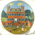 Davenport House, Savannah, Georgia collector plate by Robert Franke