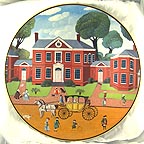 Hammond Harwood House, Annapolis, Maryland collector plate by Robert Franke