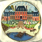 Tidewater Virginia collector plate by Robert Franke