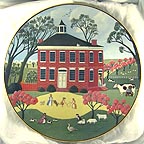 Trent House, Trenton, New Jersey collector plate by Robert Franke