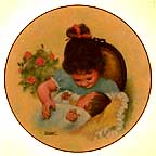 Joy In The Morning collector plate by Lorraine Trester