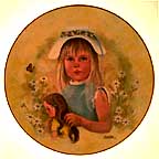 Sing A Song Of Spring collector plate by Lorraine Trester
