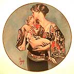 Tenderness collector plate by J. C. Leyendecker