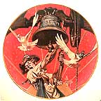 Ringing Of The Liberty Bell collector plate by J. C. Leyendecker
