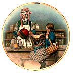 The Shop Owner collector plate by Norman Rockwell