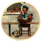 The Zoo Keeper collector plate by Norman Rockwell