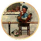 The Zoo Keeper collector plate by Norman Rockwell