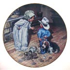 In Trouble Again collector plate by Don Crook