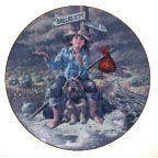 Runaway Blues collector plate by Don Crook