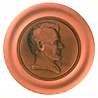 Abraham Lincoln collector plate by Roger Brown