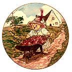 Harvest Time collector plate by Michael Hague
