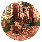 Sunday Stroll collector plate by Michael Hague