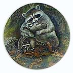 A Protective Embrace collector plate by Yin-Rei Hicks