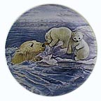 A Tender Coaxing collector plate by Yin-Rei Hicks