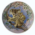 A Trusting Hug collector plate by Yin-Rei Hicks