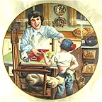 Unreasonable Search And Seizure collector plate by Don Crook