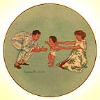 Baby's First Step collector plate by Norman Rockwell