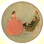 Sweet Sixteen collector plate by Norman Rockwell