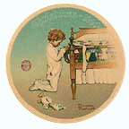 A Christmas Prayer collector plate by Norman Rockwell