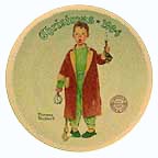 Christmas Marvel collector plate by Norman Rockwell