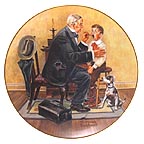 The Country Doctor collector plate by Norman Rockwell