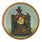 Ye Glutton collector plate by Norman Rockwell