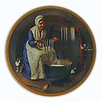 Light For Winter collector plate by Norman Rockwell
