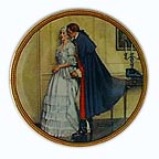 Unexpected Proposal collector plate by Norman Rockwell