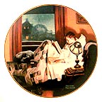Doorway To The Past collector plate by Norman Rockwell