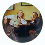 Best Friends collector plate by Norman Rockwell