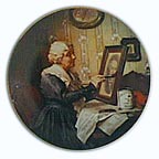 Grandma's Love collector plate by Norman Rockwell