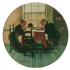 Family Grace collector plate by Norman Rockwell