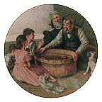 Halloween Frolic collector plate by Norman Rockwell