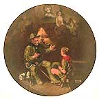 The Old Scout collector plate by Norman Rockwell