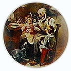 The Toymaker collector plate by Norman Rockwell